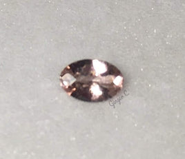 Pink Tourmaline 6x4mm Oval .42ct