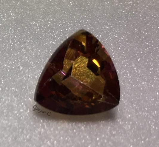 Golden Topaz 10mm Trillion 4.35ct