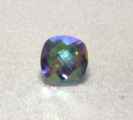 Mercury Mist Topaz 10mm Cushion Cut 5.05ct