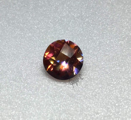 Mystic Mango Topaz 9mm Checker 3.25ct