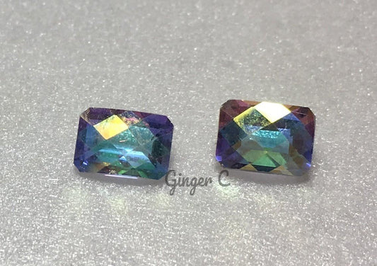 Mercury Mist Topaz 7x5mm Octagon