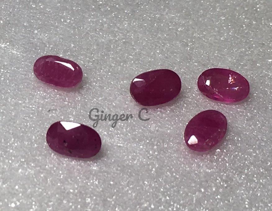 Ruby 5x3mm Oval