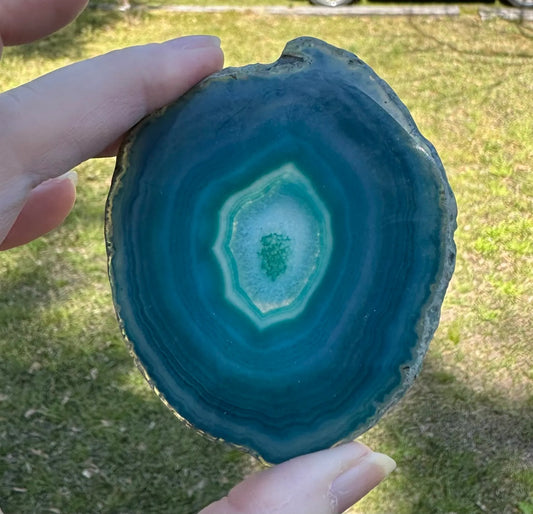 Blue Agate Slice #30