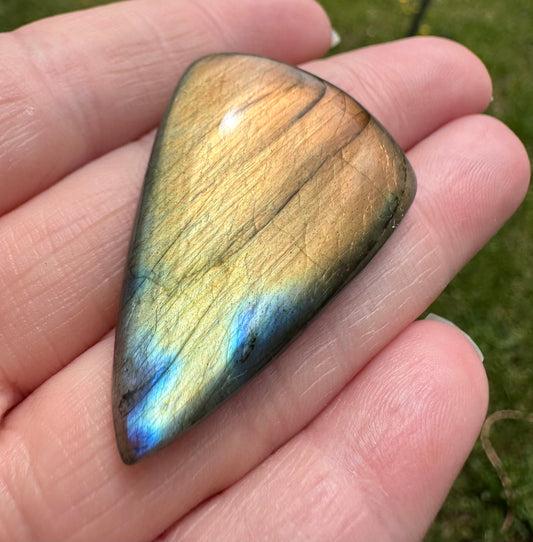 Pearshape Labradorite Cabochon 19a