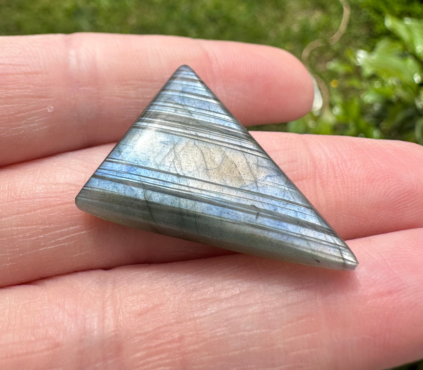 Triangle Labradorite Cabochon 13a