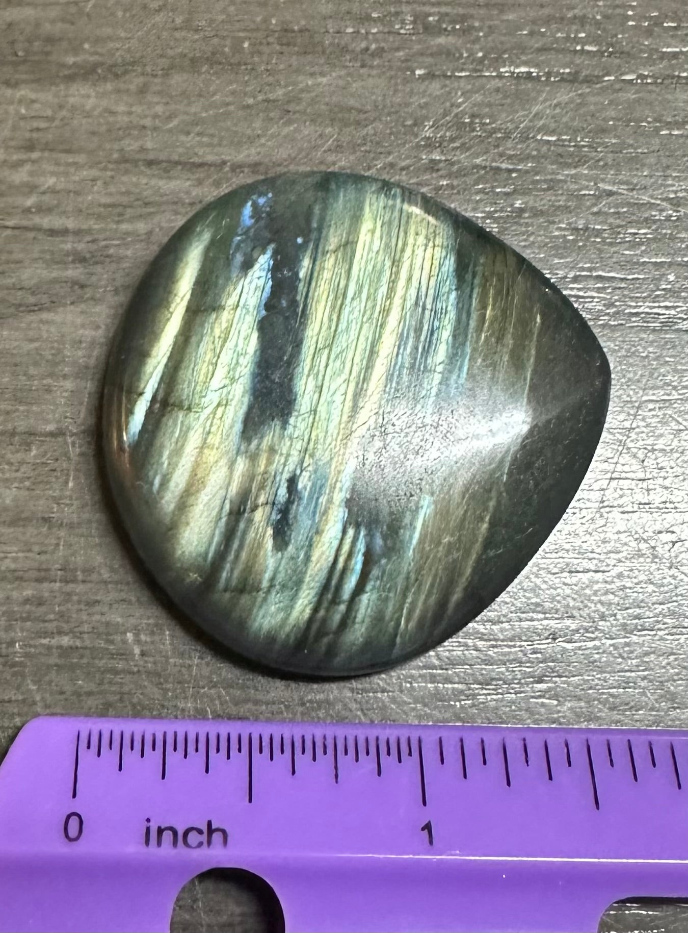 Chunky Pearshape Labradorite Cabochon 21a