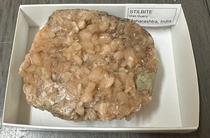 Stilbite, Uran Quarry, Maharashtra, India