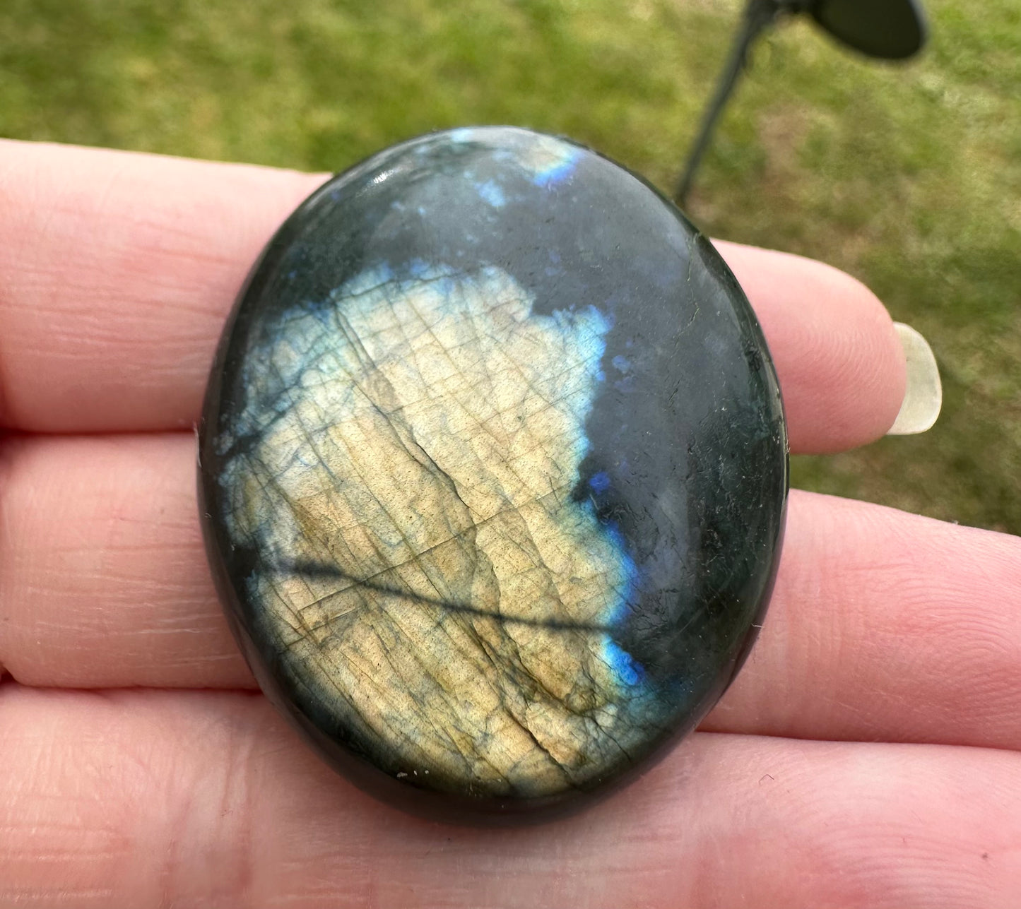 Oval Labradorite Cabochon 39a