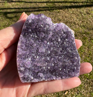 Amethyst Cut Base with Stand