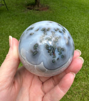 Moss Agate Crystal Ball Sphere 66.91mm #2