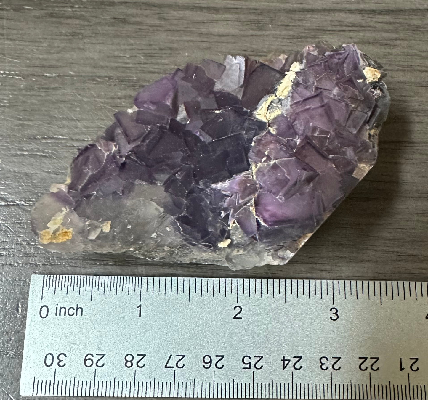 Cubic Purple Fluorite Specimen #2