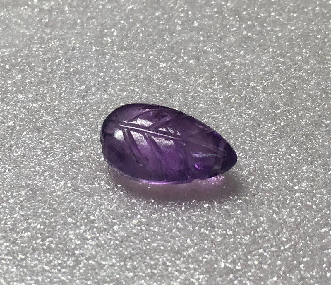 Amethyst Carving 12.5×7.5mm 3.2ct (#4)