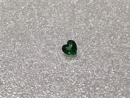 Tsavorite Garnet 3.5mm Heartshape .019ct