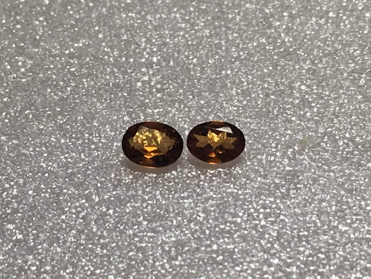 Hessonite Garnet 4x3mm Oval