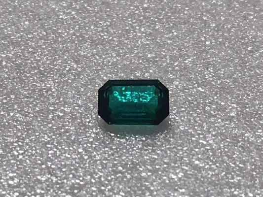 Manmade Emerald 6x4mm Octagon 0.55ct