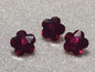 Lab Created Ruby 9mm Flower Shape