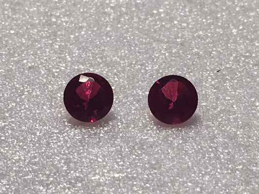 Lab Created Ruby 5mm Round