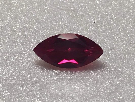 Manmade Ruby 14x7mm Marquise