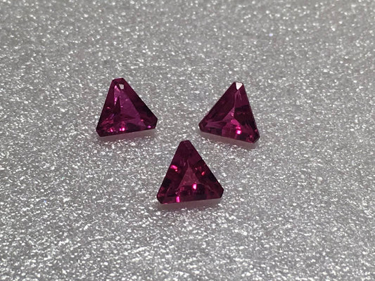 Manmade Pink Sapphire 5mm Modified Triangle