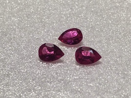 Manmade Pink Sapphire 7x5mm Pearshape