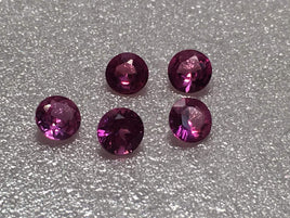 Manmade Pink Sapphire 5mm Round