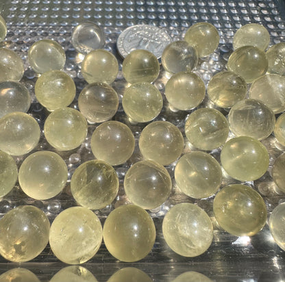 Natural Mini Citrine Spheres