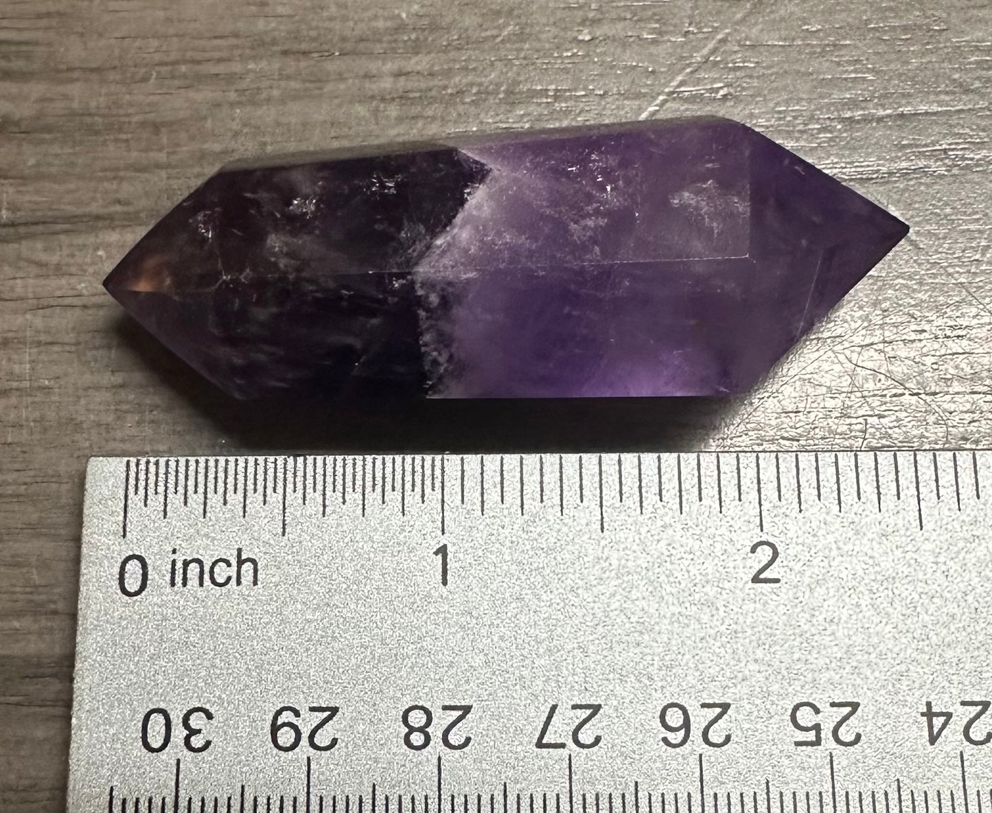 Double Terminated Phantom Amethyst Scepter Wand #3