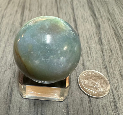 Moss Agate Sphere #12