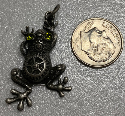 Steampunk Frog Pendant