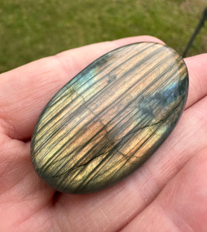 Oval Labradorite Cabochon 34a