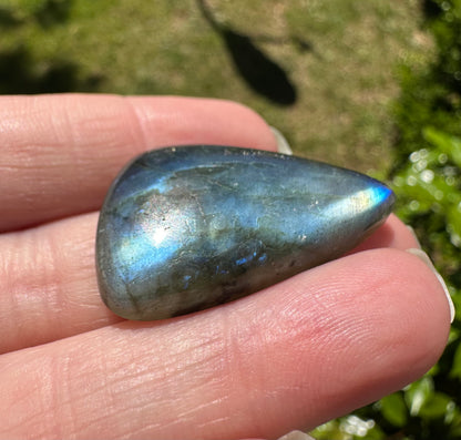 Pearshape Labradorite Cabochon 62a