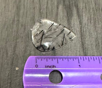 Black Rutile Cabochon #7