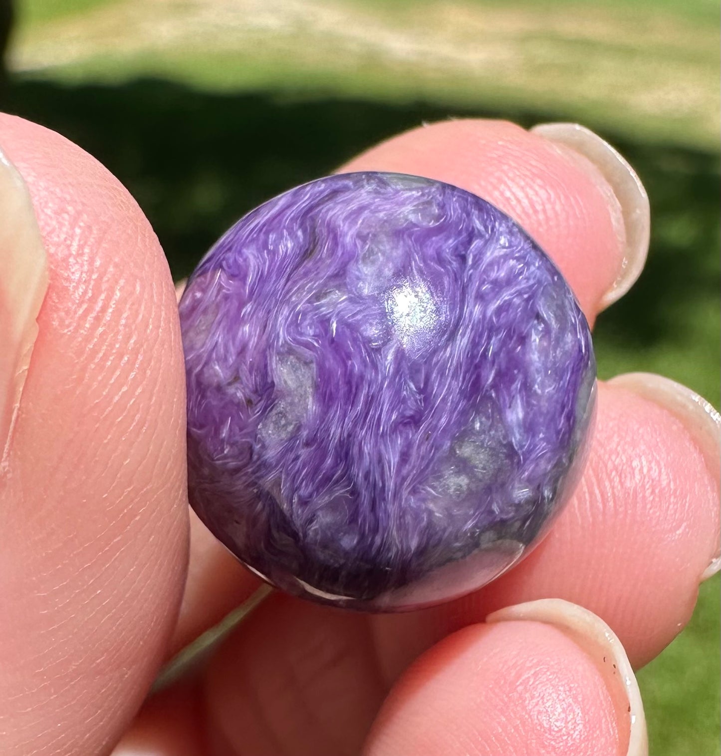 Gem Grade Charoite Sphere #4