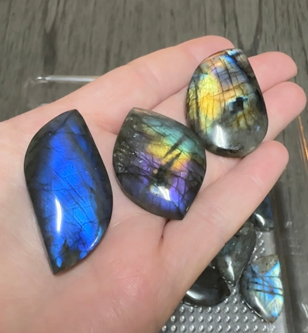 Labradorite Freeform Cabochons - Great for Wirewrapping