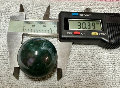 Moss Agate Sphere #19