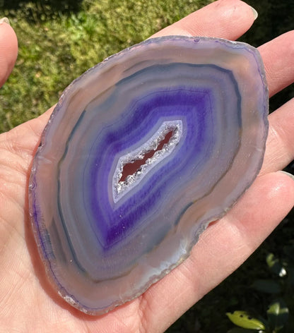 Purple Agate Slice #3