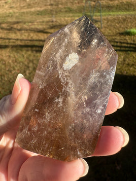 Gold Rutilated Quartz Point #10