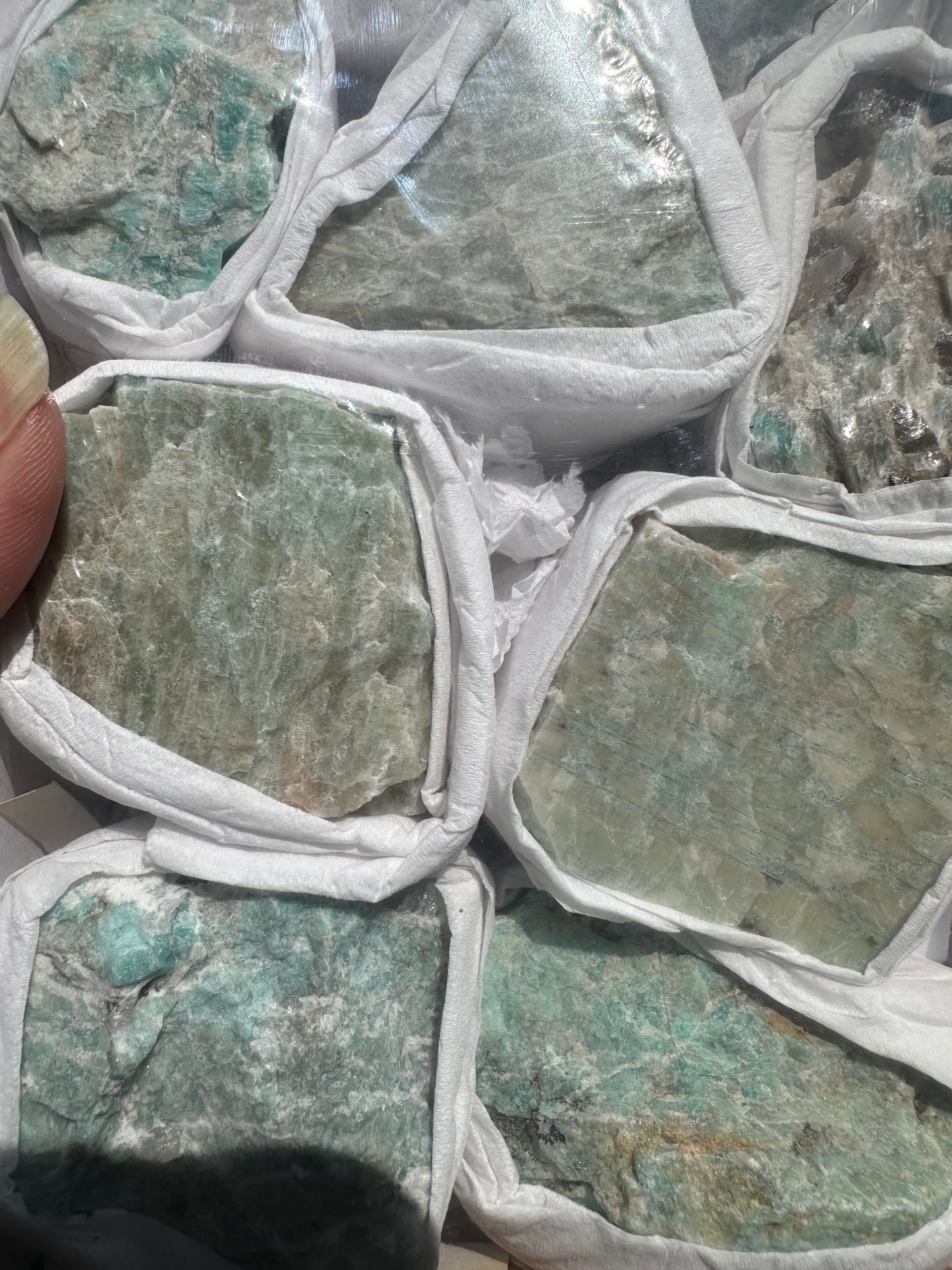 Amazonite Rough Boxed Flat #1