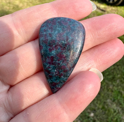 Ruby Kyanite Cabochon #1