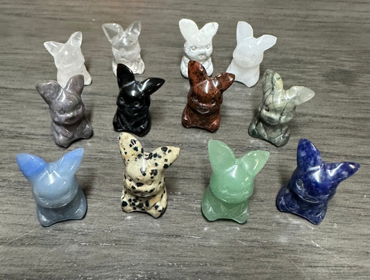 Pikachu Mini Gemstone Carvings