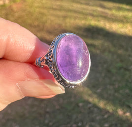 Natural Amethyst Rings