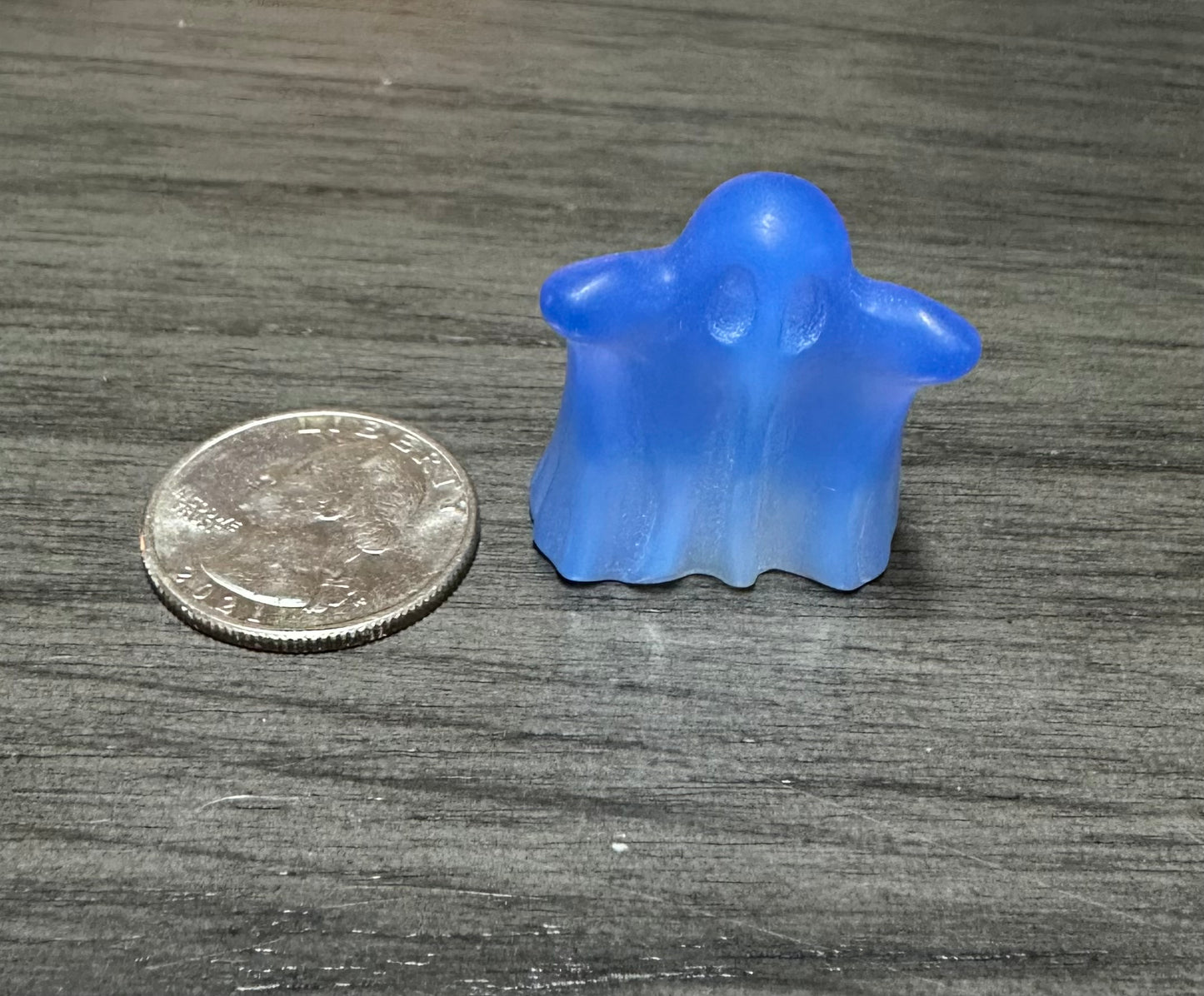 Carved Blue Opalite Ghost