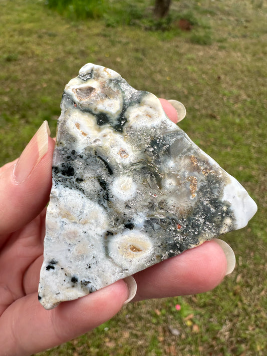 6th Vein Ocean Jasper Polished Freeform #40