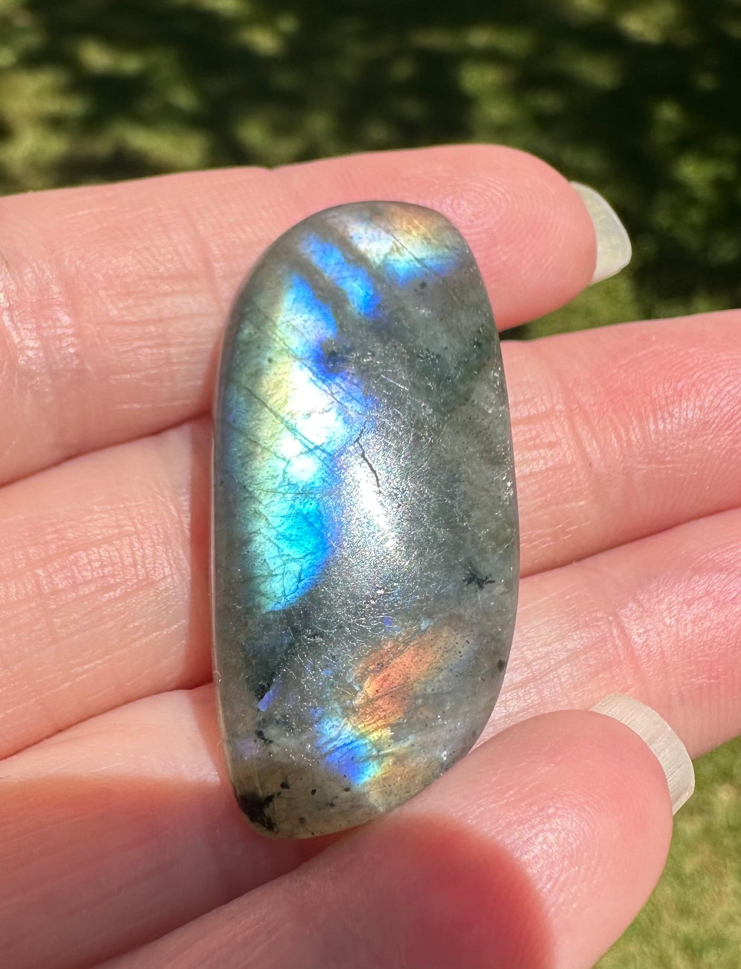 Freeform Labradorite Cabochon 68a