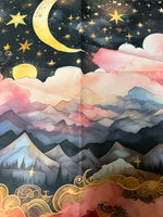 Moon, Stars and Clouds Altar/Tarot Cloth