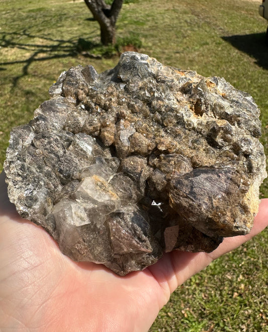 Quartz, Elestial Garden, Lodolite, Jacare, Brazil