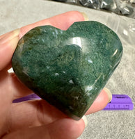 Moss Agate Heart #4