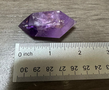 Double Terminated Phantom Amethyst Scepter Wand #8