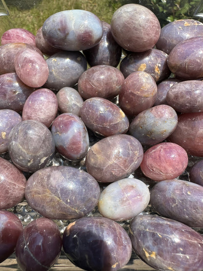 Purple Rose Quartz Tumbles