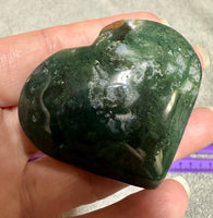 Moss Agate Heart #2